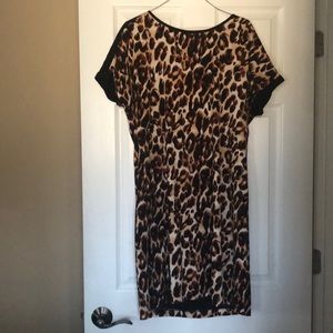 Cheetah Print Gibson Latimer Dress. Size Medium